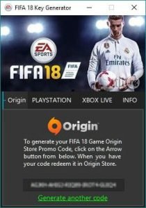 FIFA 18 Serial Key Gennerator