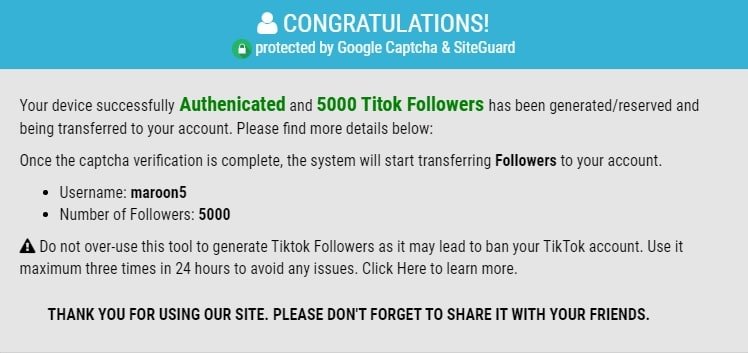 Free TikTok Followers Instantly No Human Verification - No ...